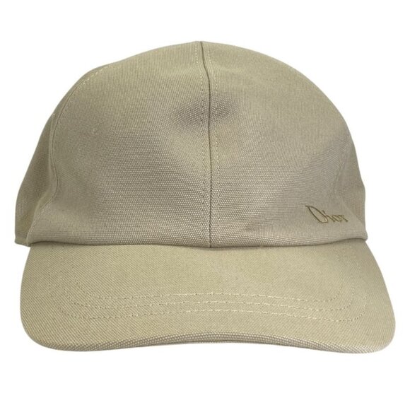 Dior Logo Baseball Cap Hat Cap Cotton Beige main image 9